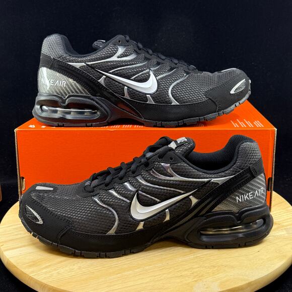 Nike Air Max Torch 4 Anthracite Metallic Silver Black 343846-002 Men's Size 9.5